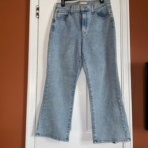Levi's High Waisted Crop Flare
